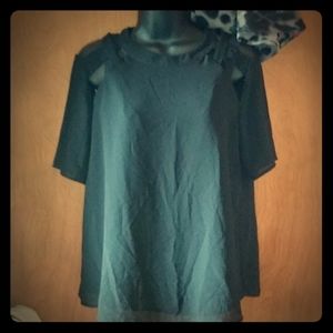 Sheer Black Blouse
